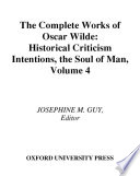 The complete works of Oscar Wilde : Volume 4 : Criticism