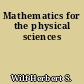 Mathematics for the physical sciences
