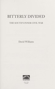 Bitterly divided : the South's inner Civil War