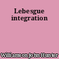 Lebesgue integration