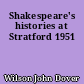 Shakespeare's histories at Stratford 1951