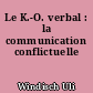 Le K.-O. verbal : la communication conflictuelle