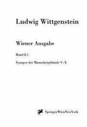 Wiener Ausgabe : 8 : Synopse der Manuskriptbände V bis X
