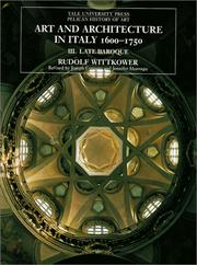 Art and architecture in Italy, 1600-1750