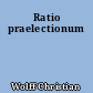 Ratio praelectionum