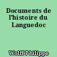 Documents de l'histoire du Languedoc