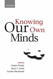Knowing our own minds
