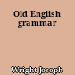 Old English grammar