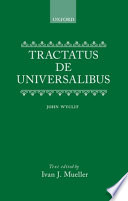 Tractatus de universalibus