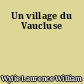 Un village du Vaucluse