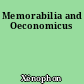 Memorabilia and Oeconomicus