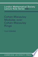 Cohen-Macaulay modules over Cohen-Macaulay rings