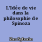 L'Idée de vie dans la philosophie de Spinoza