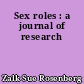 Sex roles : a journal of research