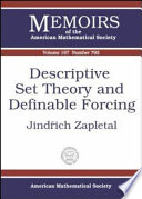 Descriptive set theory and definable forcing