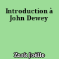 Introduction à John Dewey