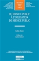 Du service public à l'obligation de service public