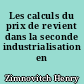 Les calculs du prix de revient dans la seconde industrialisation en France