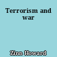 Terrorism and war