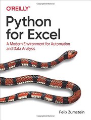 Python for Excel : A modern environment for automation and data analysis