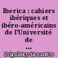Iberica : cahiers ibériques et ibéro-américains de l'Université de Paris-Sorbonne : IV